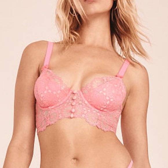 FOR LOVE & LEMONS DAISY LONG LINE BRA - Picture 3 of 4